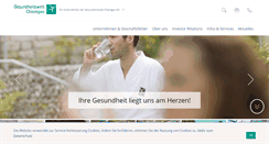Desktop Screenshot of gesundheitswelt.de